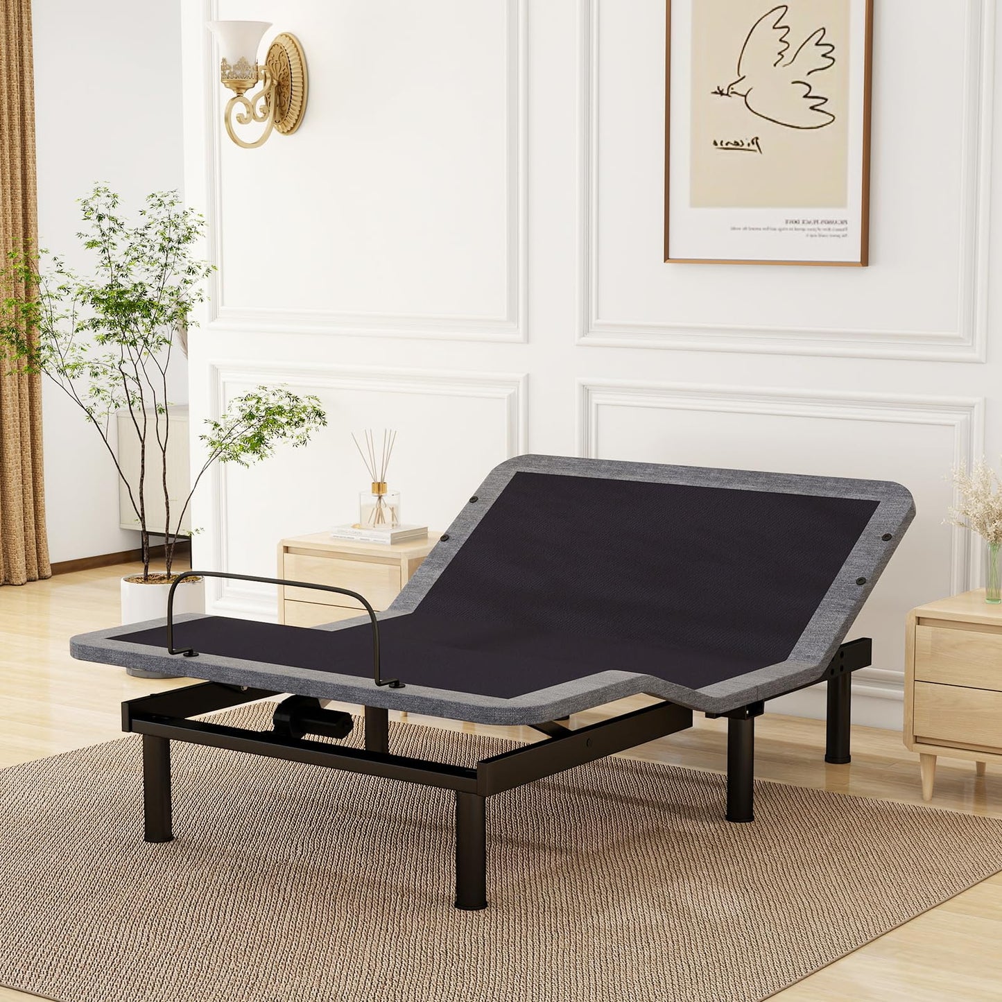 Vipbear Queen Adjustable Bed Frame