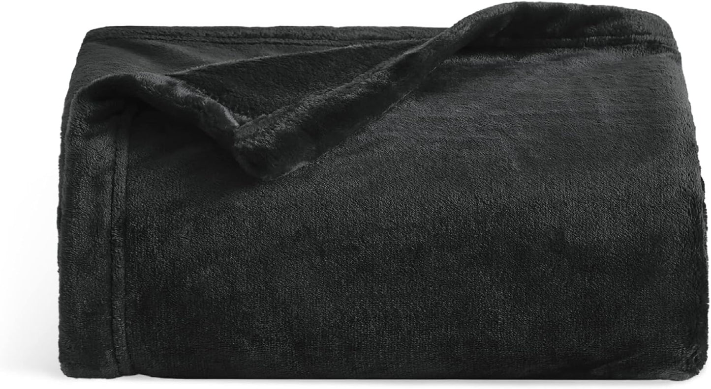 Bedsure GentleSoft Fleece Blanket – King, Grey