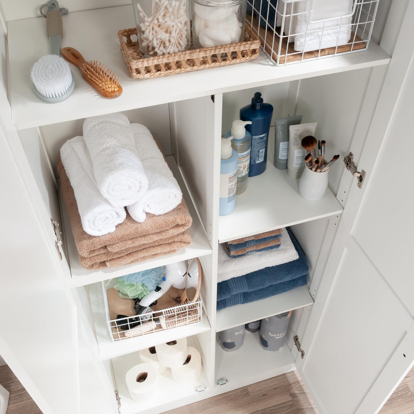 Sauder Select Storage Cabinet/ Pantry cabinets, White finish