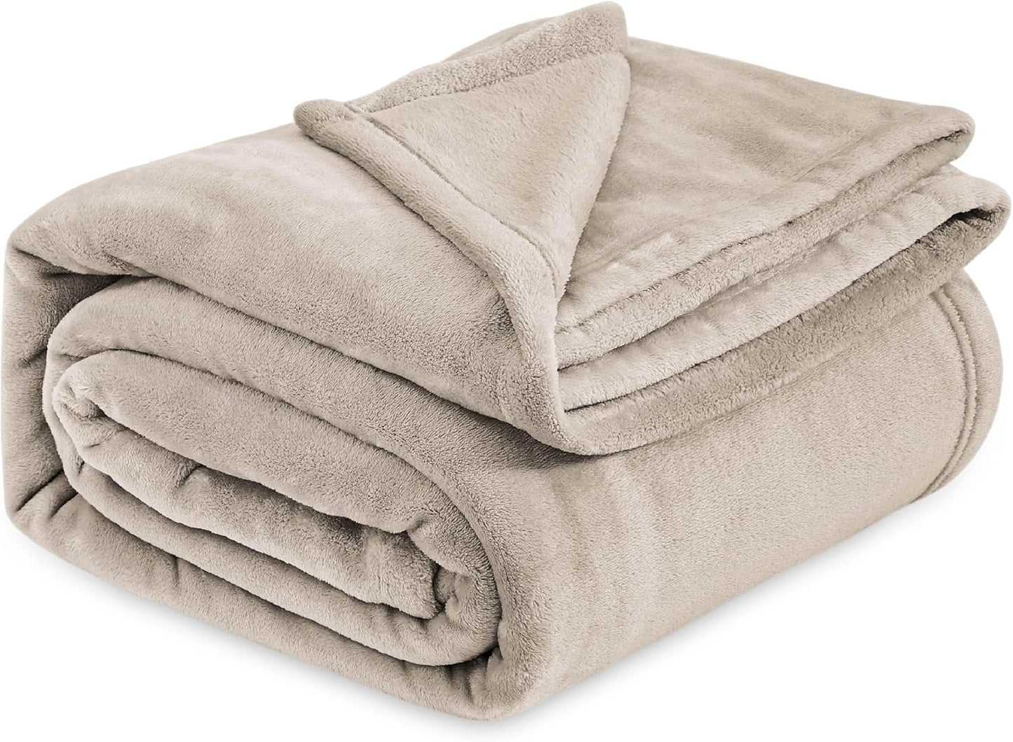 Bedsure GentleSoft Fleece Blanket – King, Grey