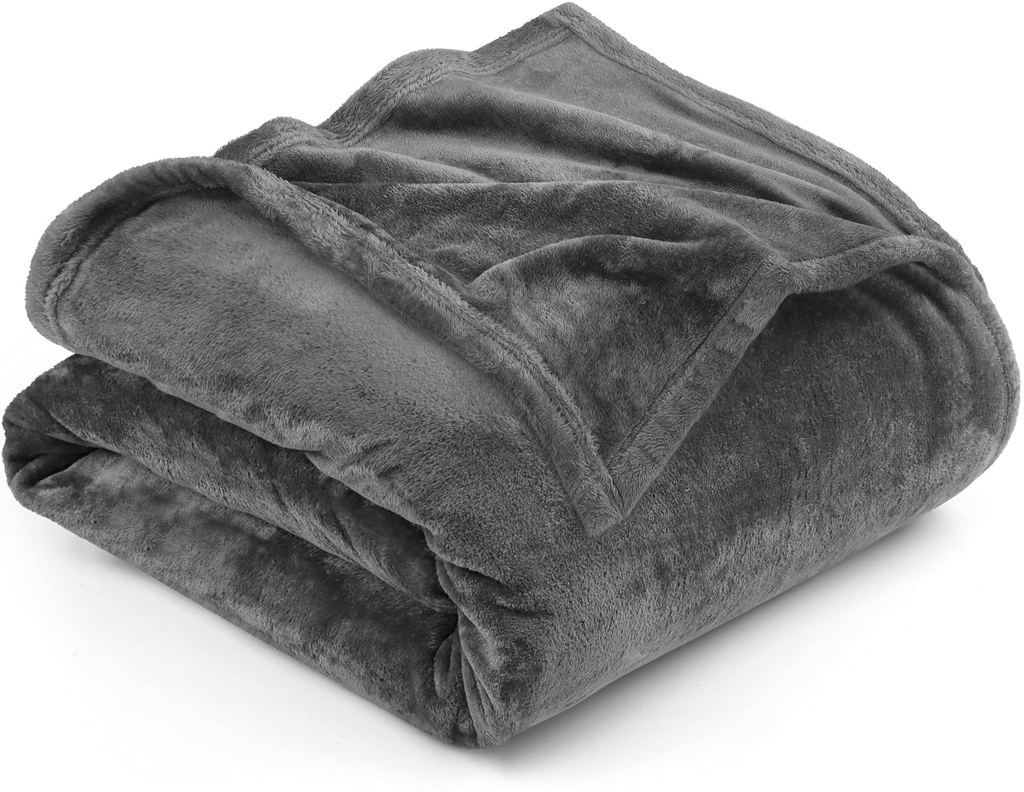 Utopia Bedding Grey Fleece Blanket
