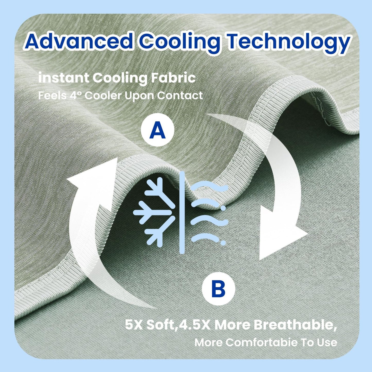 Topcee Cooling Blanket – Queen, 90"x90"