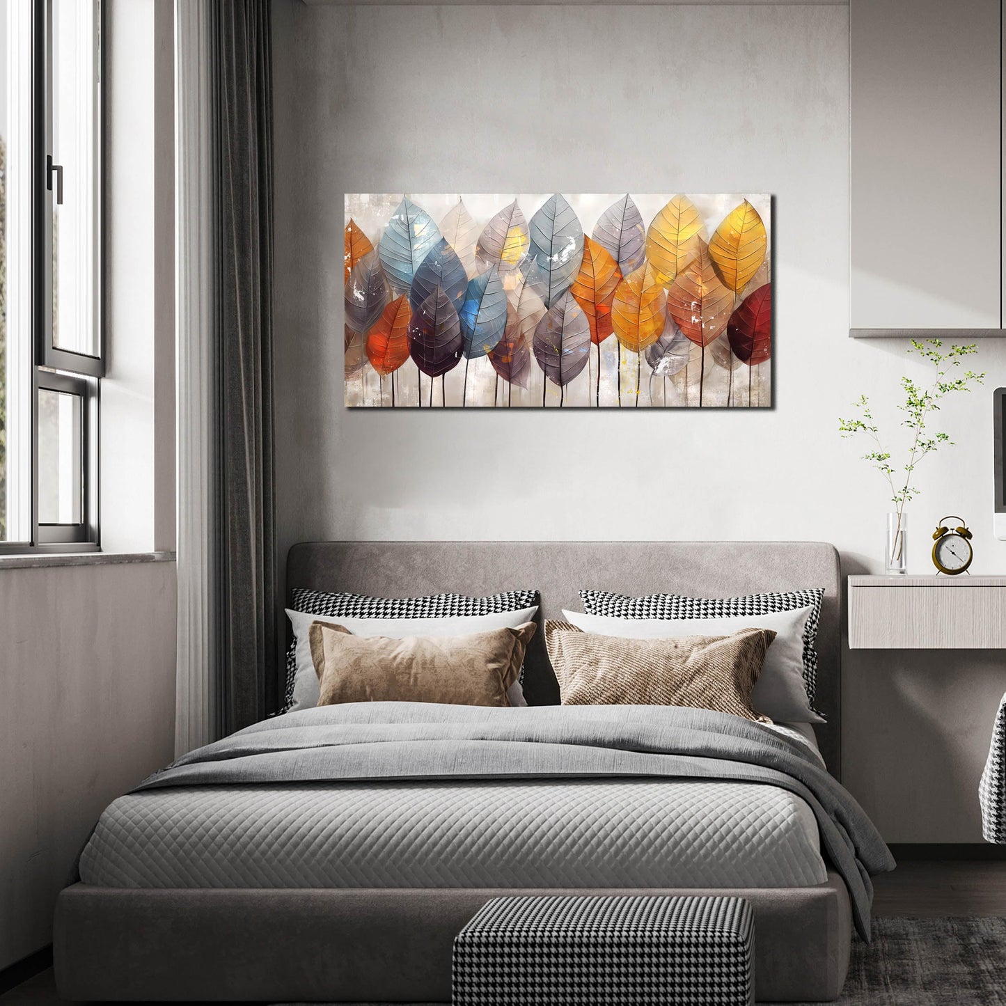 Ginkgo Tree Canvas Wall Art 48"x24"