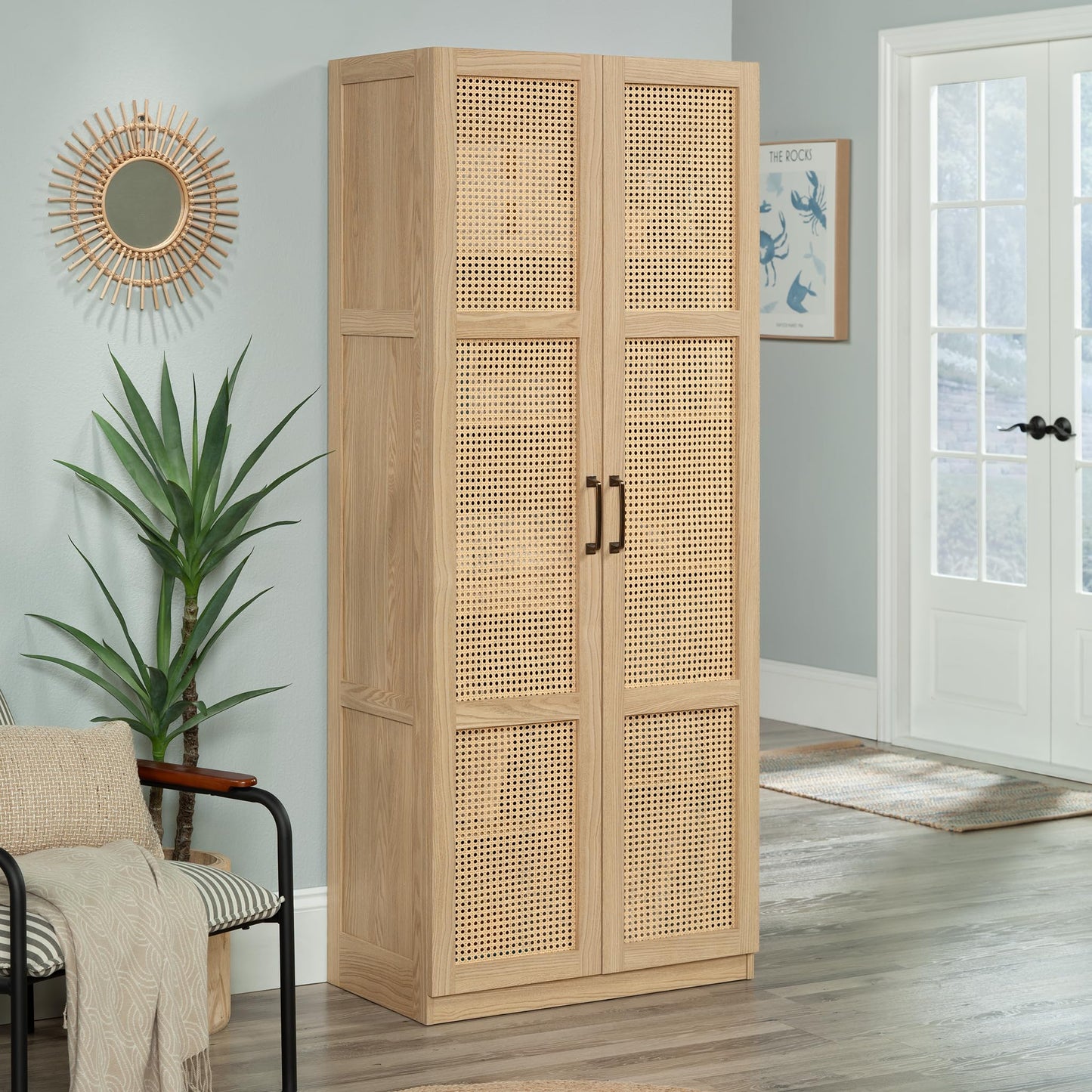 Sauder Select Storage Cabinet/ Pantry cabinets, White finish