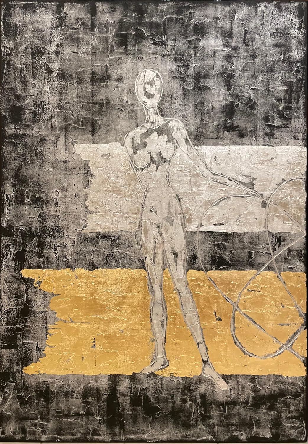 Two Diptych Mixed Media 55"x39"