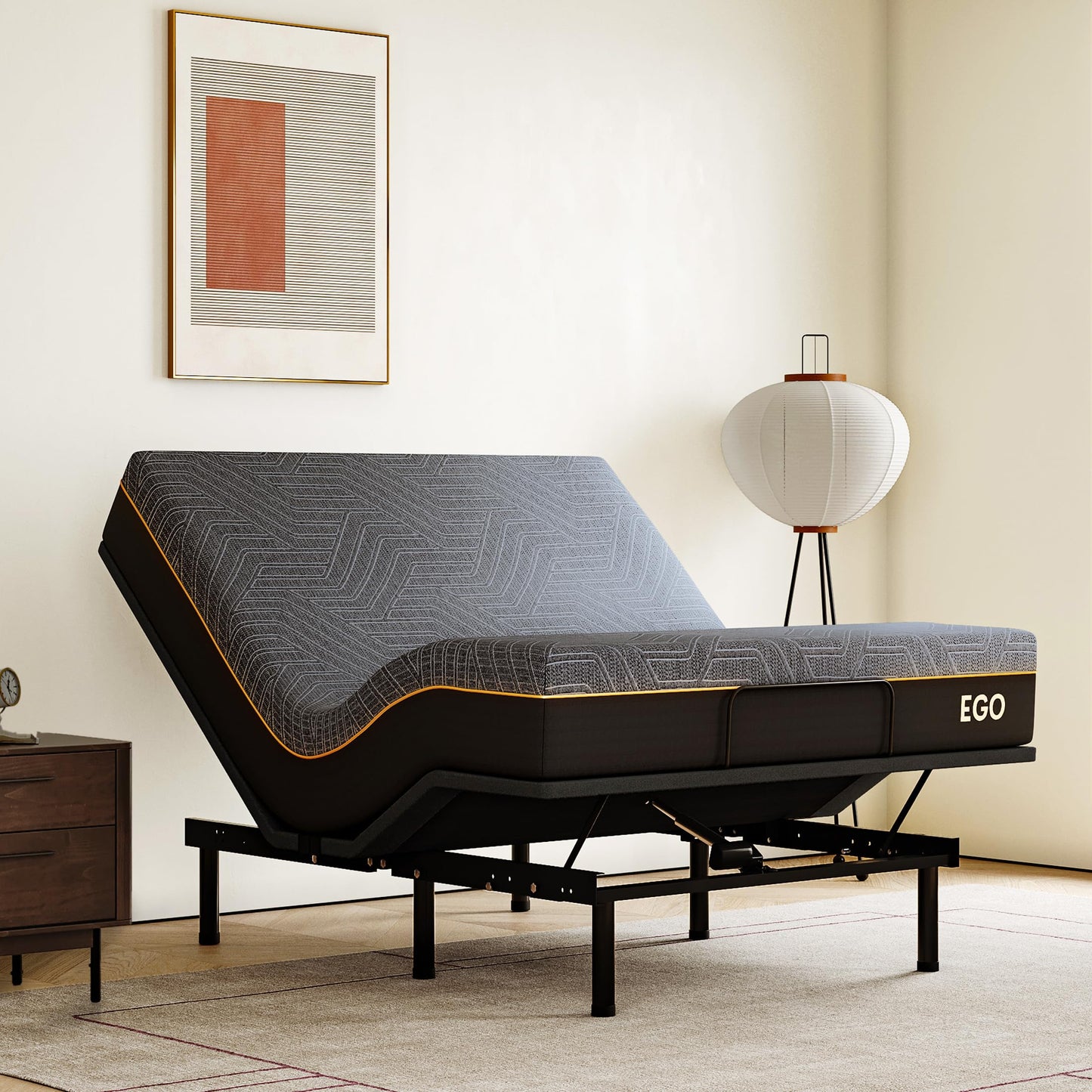 EGOHOME Split King Adjustable Bed