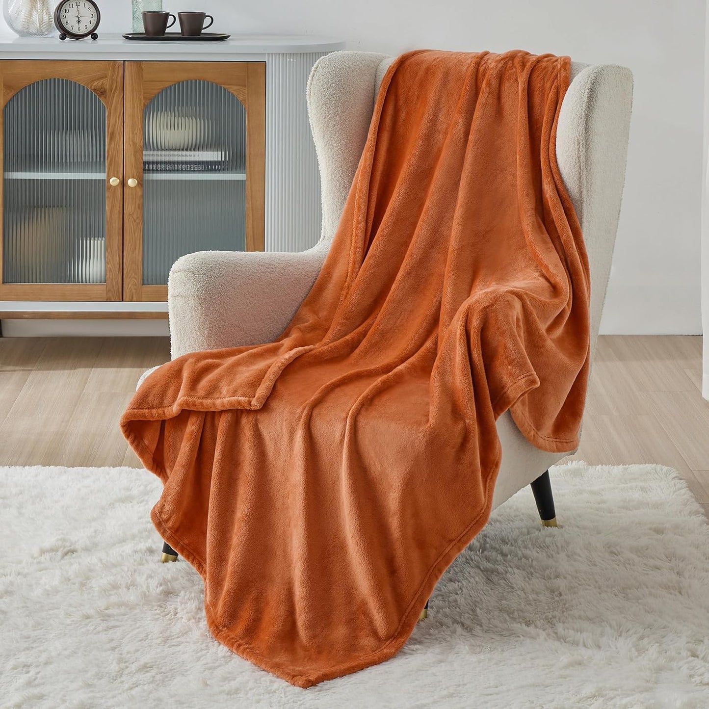 Bedsure GentleSoft Fleece Blanket – King, Grey
