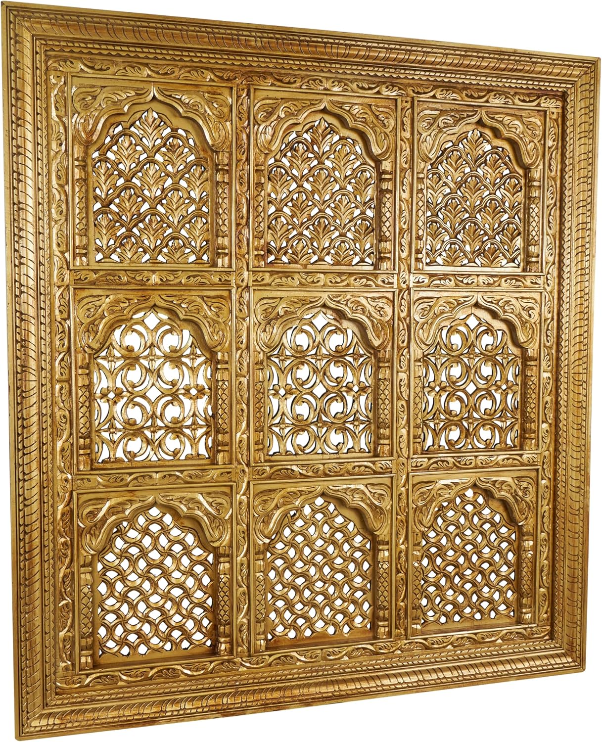 Deco 79 Mango Wood Wall Sculpture
