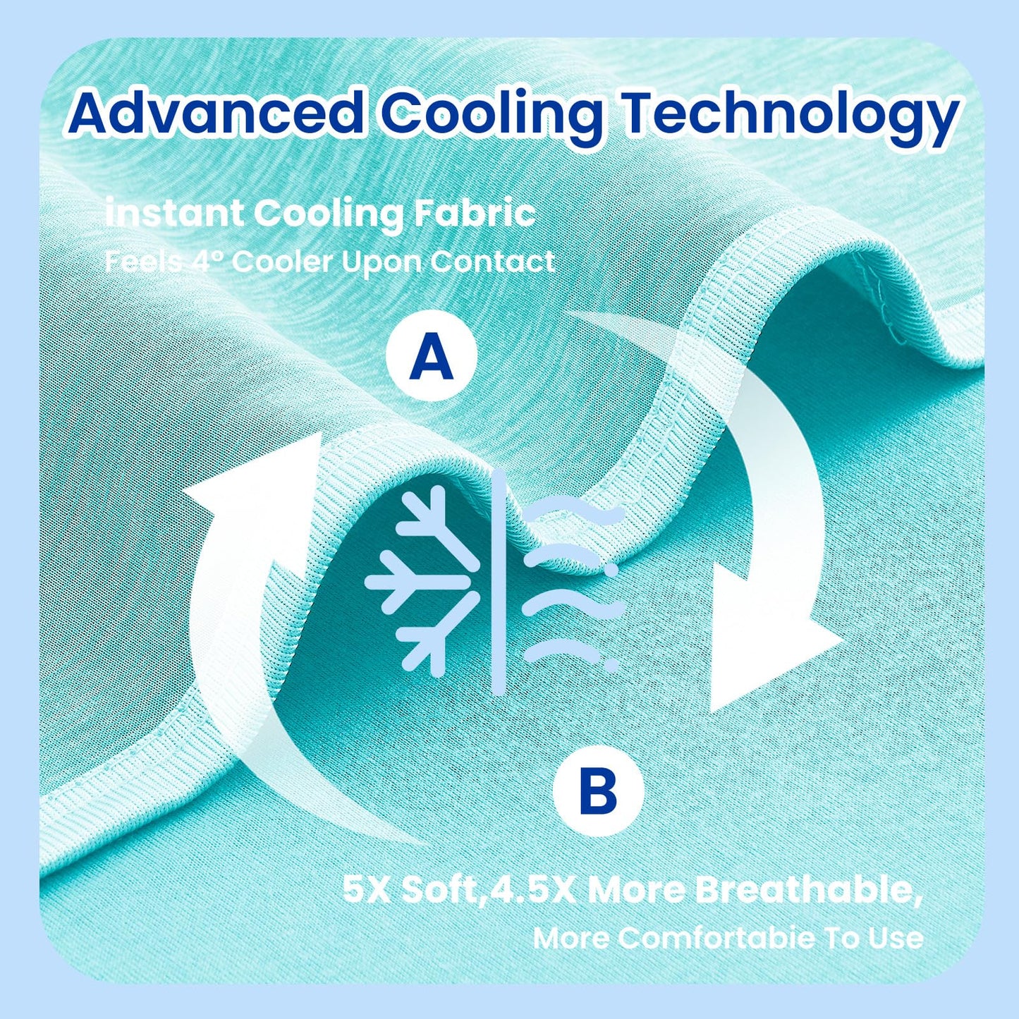 Topcee Cooling Blanket – Queen, 90"x90"