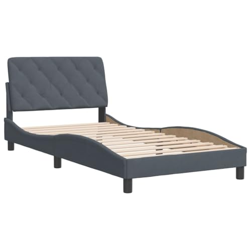 Bed Frame Light Grey Velvet Queen Bed Frame Rectangular Bed