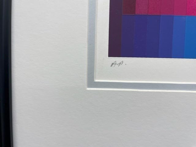 Yaacov Agam Magic Rainbow Silkscreen Art