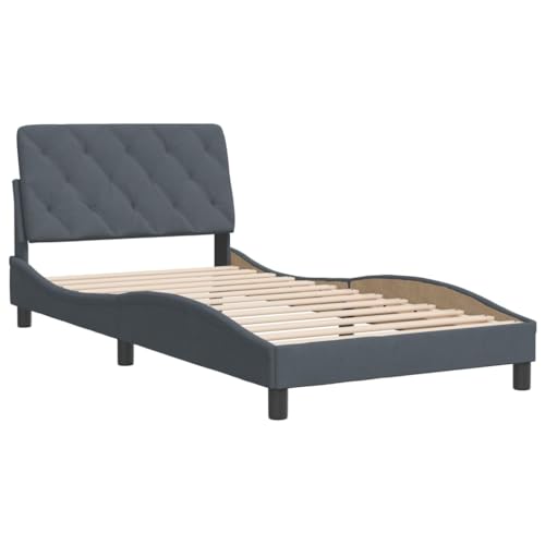 Bed Frame Light Grey Velvet Queen Bed Frame Rectangular Bed