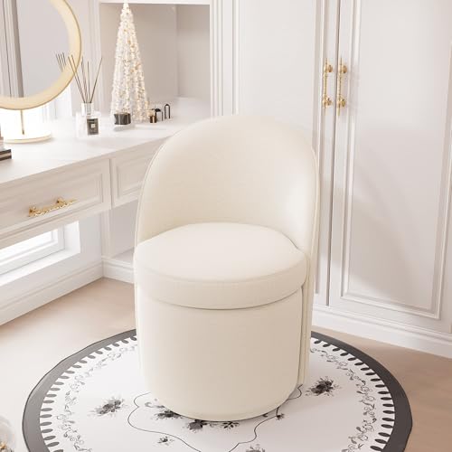 YOUTASTE Swivel Vanity Benches Set of 4