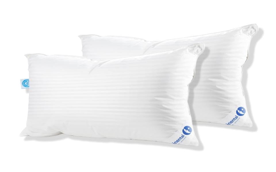 Serenity Goose Down Pillows – King, 2 Pack