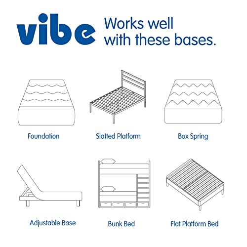 Vibe 12" Full Gel Memory Foam Mattress