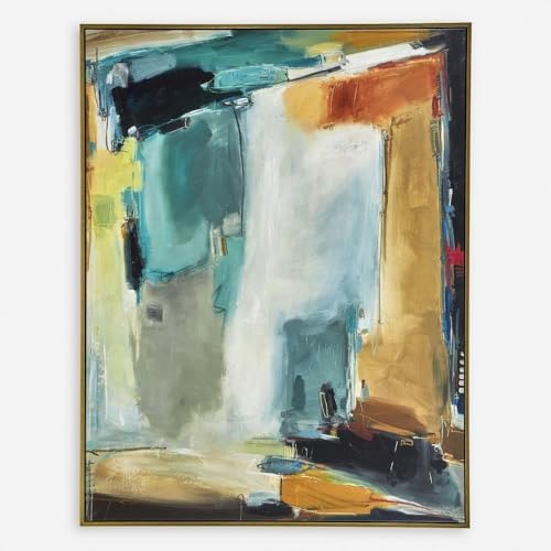 Painters High Revisited Framed Abstract Art 66"x51.5"
