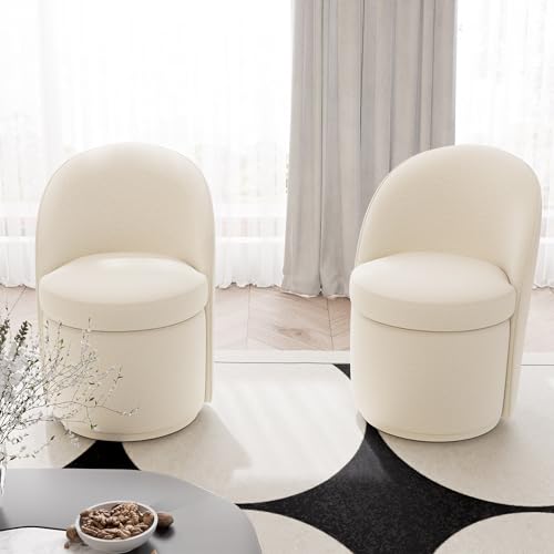 YOUTASTE Swivel Vanity Benches Set of 4