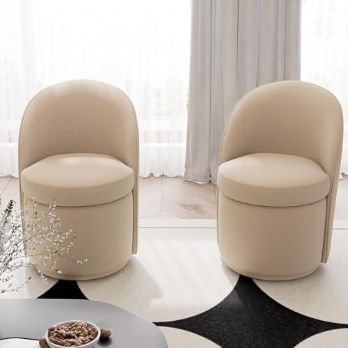 YOUTASTE Swivel Vanity Benches Set of 4