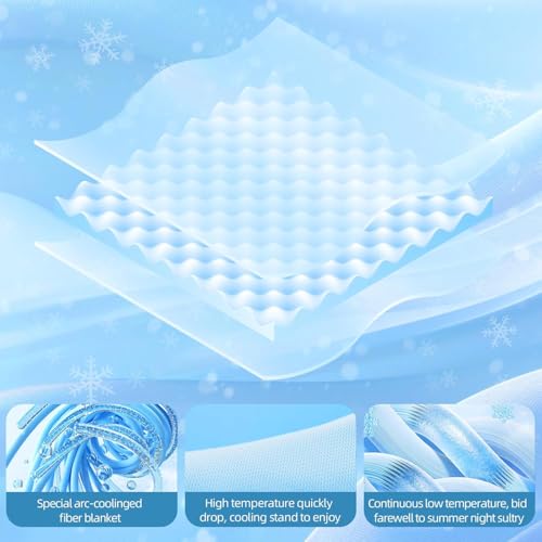 inhand Cooling Blanket – Queen, Dark Grey-Sky