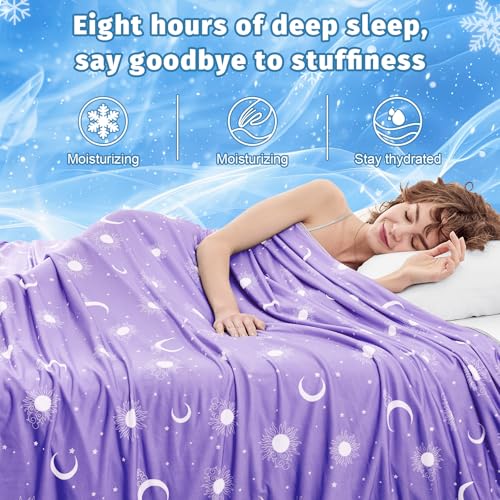 inhand Cooling Blanket – Queen, Dark Grey-Sky