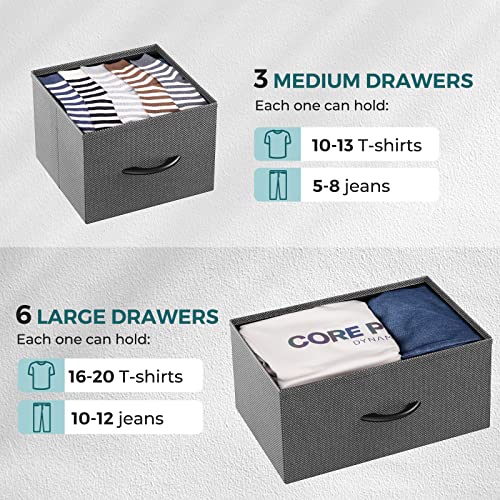 OLIXIS 7-Drawer Dresser, White