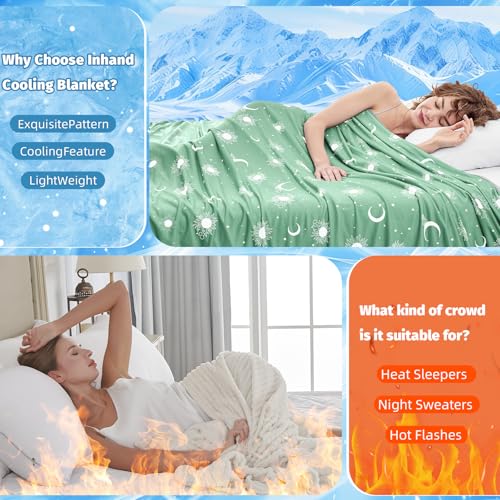 inhand Cooling Blanket – Queen, Dark Grey-Sky