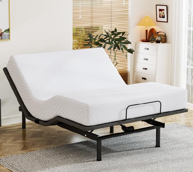 Split King Adjustable Bed with Mattress