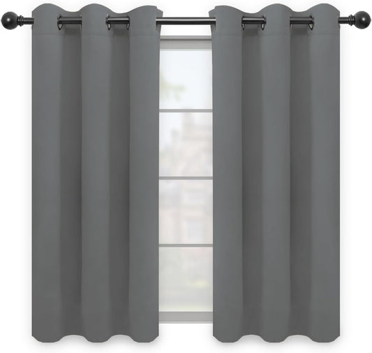 Easy-Going Blackout Curtains – 2 Panels, Gray