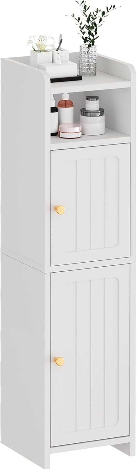 BEWISHOME Bathroom Cabinet – White