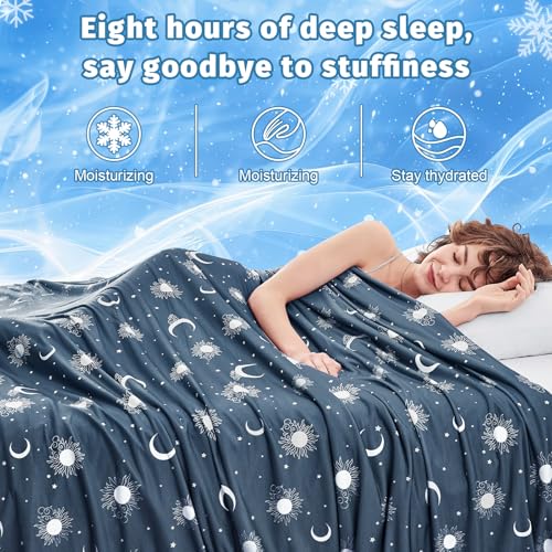 inhand Cooling Blanket – Queen, Dark Grey-Sky