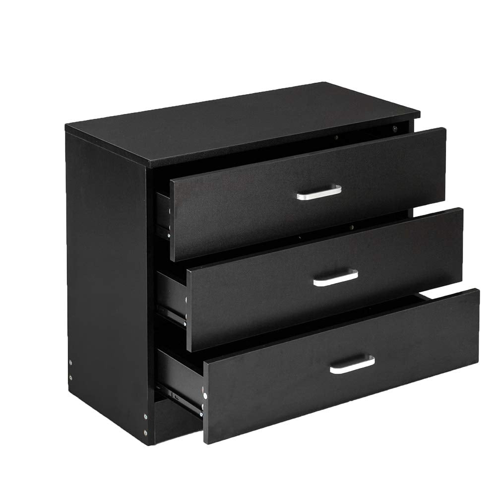 Karl Home White 3-Drawer Dresser/Nightstand