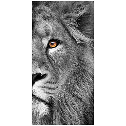 King of the Jungle Glass Wall Art