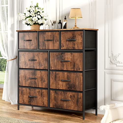 OLIXIS 7-Drawer Dresser, White