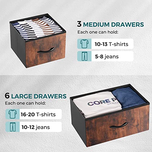 OLIXIS 7-Drawer Dresser, White