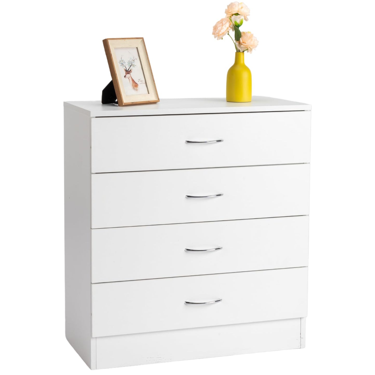 Karl Home White 3-Drawer Dresser/Nightstand