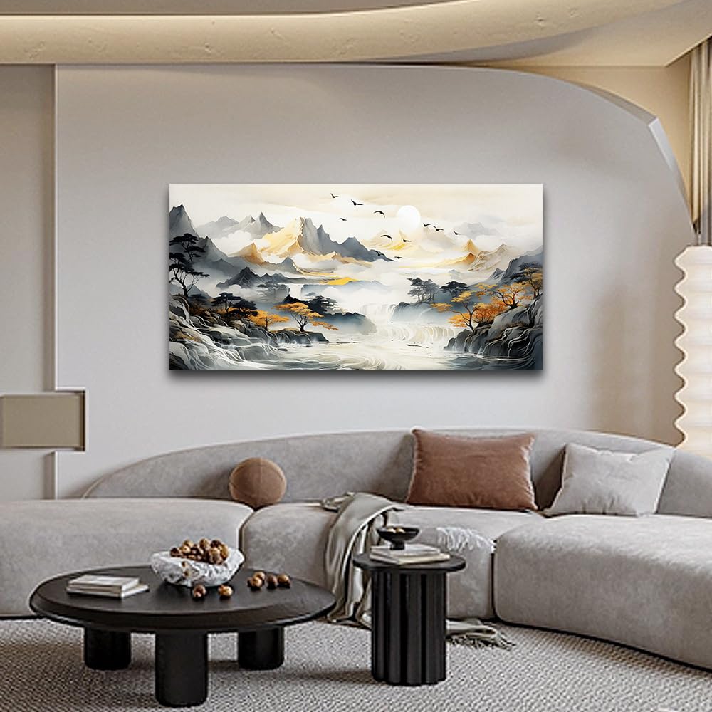 Lapremoly Black & White Tree Canvas Wall Art