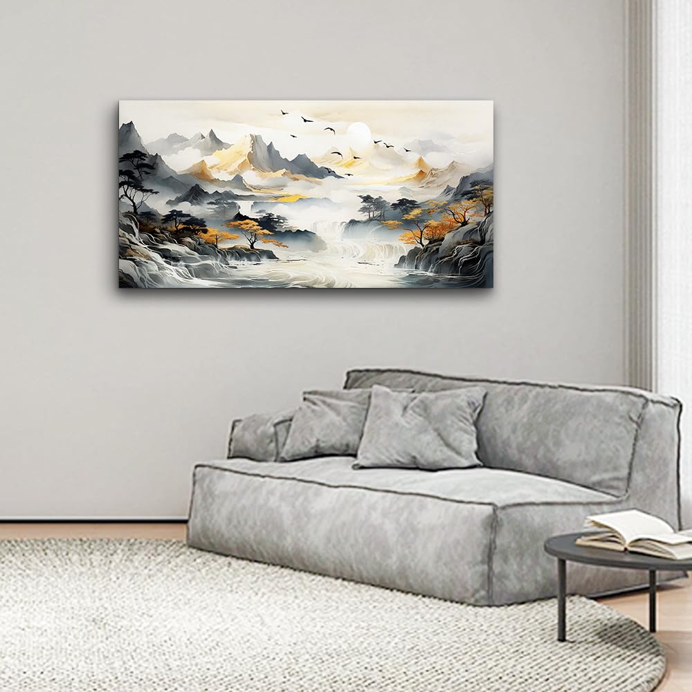 Lapremoly Black & White Tree Canvas Wall Art