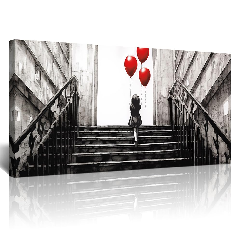 Lapremoly Black & White Tree Canvas Wall Art