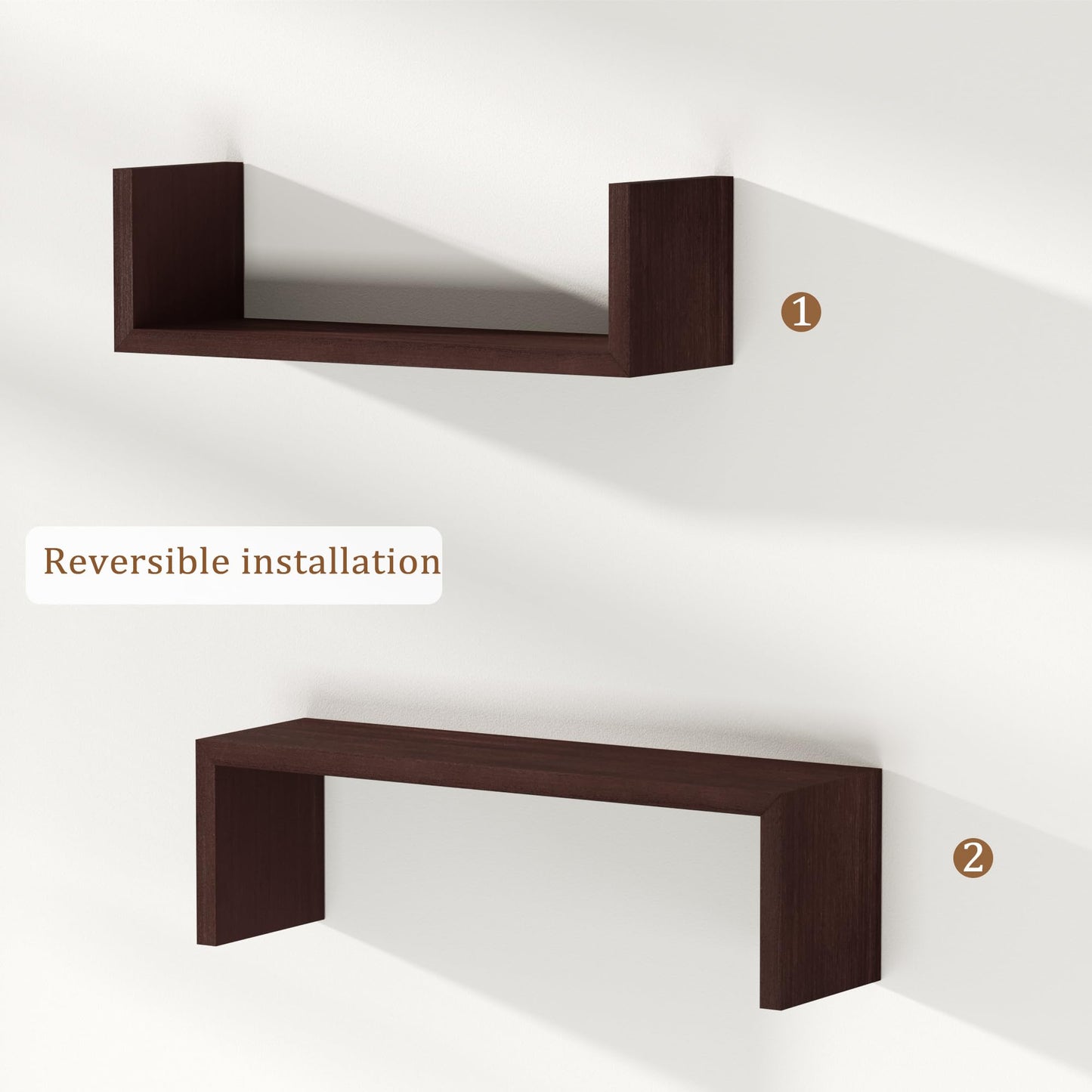 SRIWATANA Floating Shelves 5-Pack