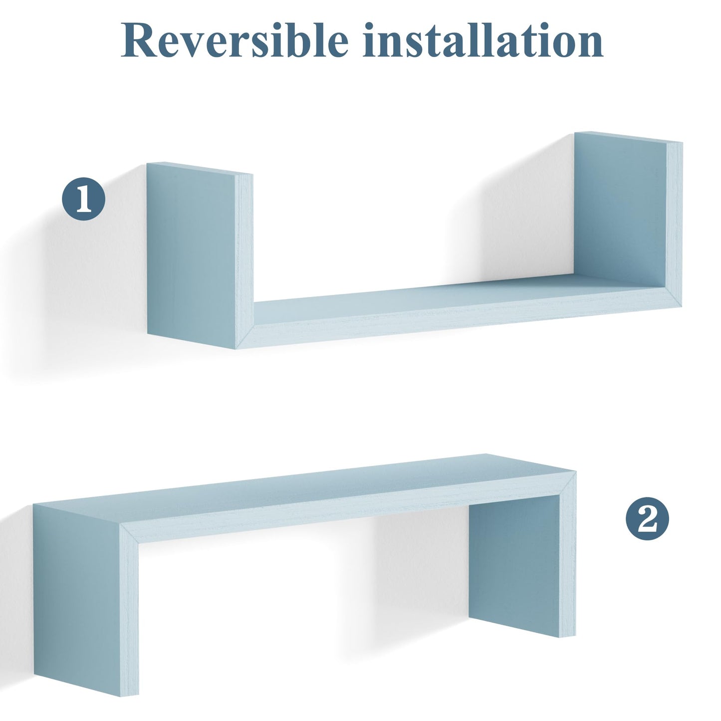 SRIWATANA Floating Shelves 5-Pack