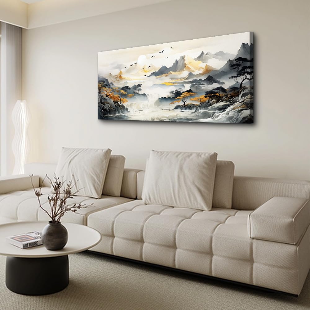Lapremoly Black & White Tree Canvas Wall Art