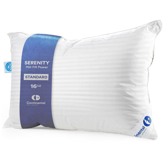 Serenity Goose Down Pillows – King, 2 Pack