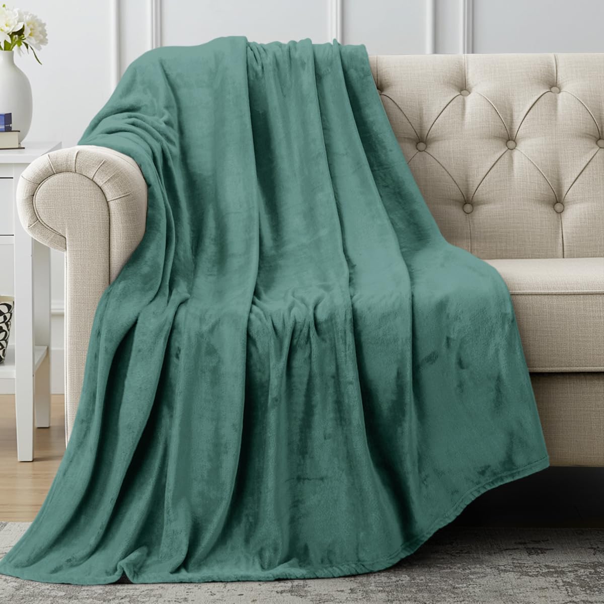 Utopia Bedding Grey Fleece Blanket
