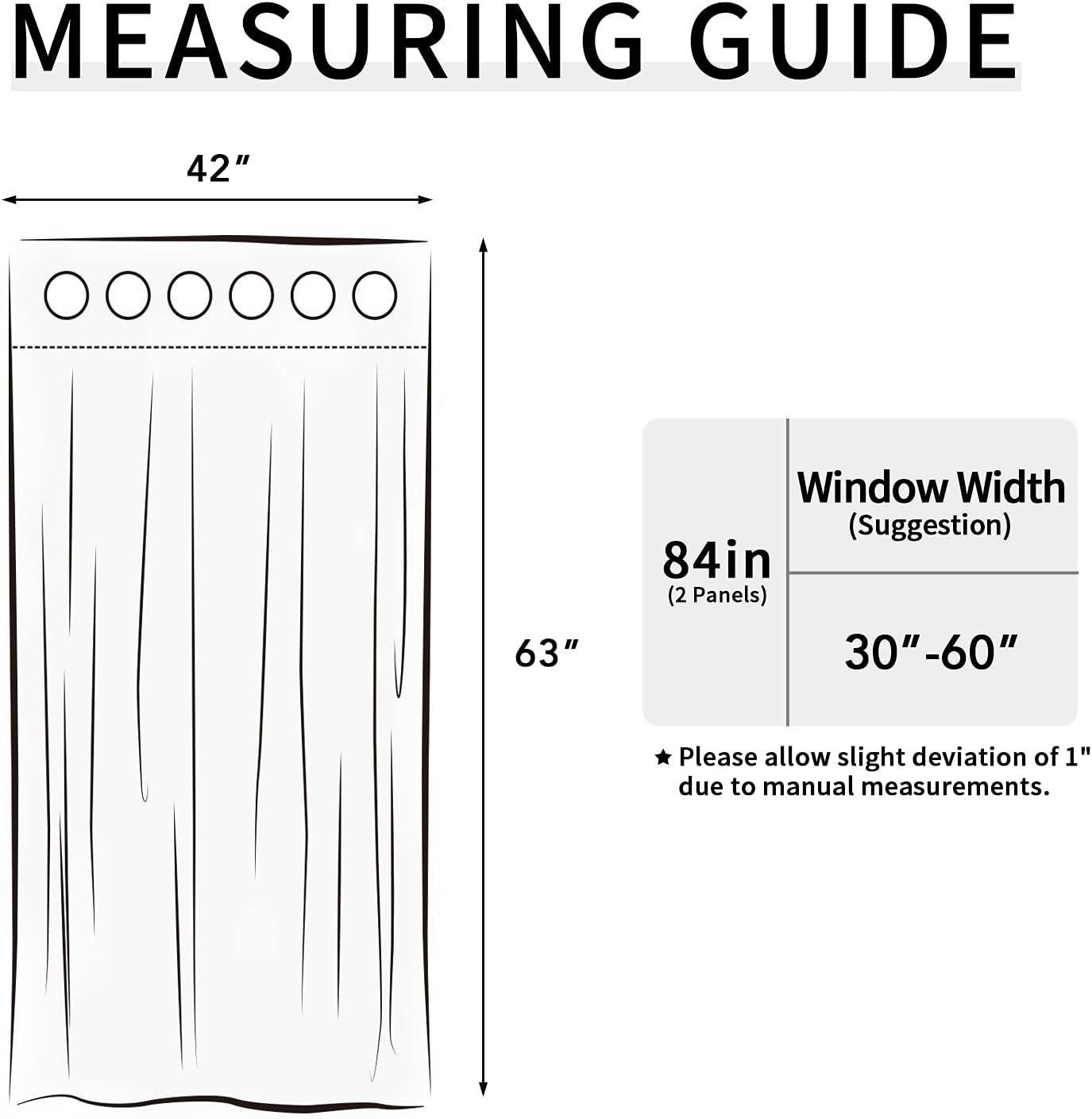 Easy-Going Blackout Curtains – 2 Panels, Gray
