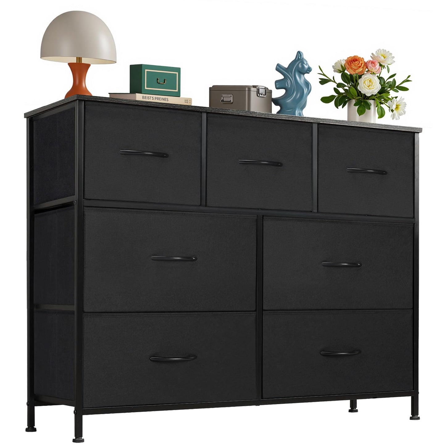 OLIXIS 7-Drawer Dresser, White