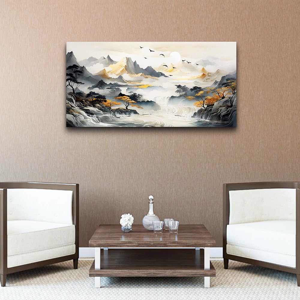 Lapremoly Black & White Tree Canvas Wall Art