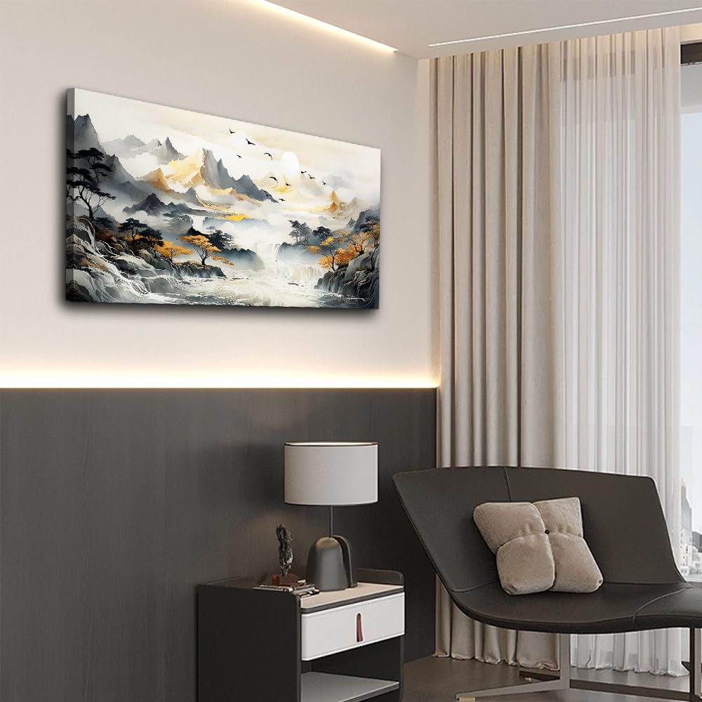 Lapremoly Black & White Tree Canvas Wall Art