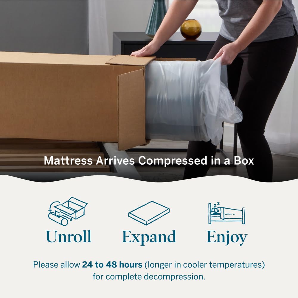 LUCID 12" Twin XL Memory Foam Mattress