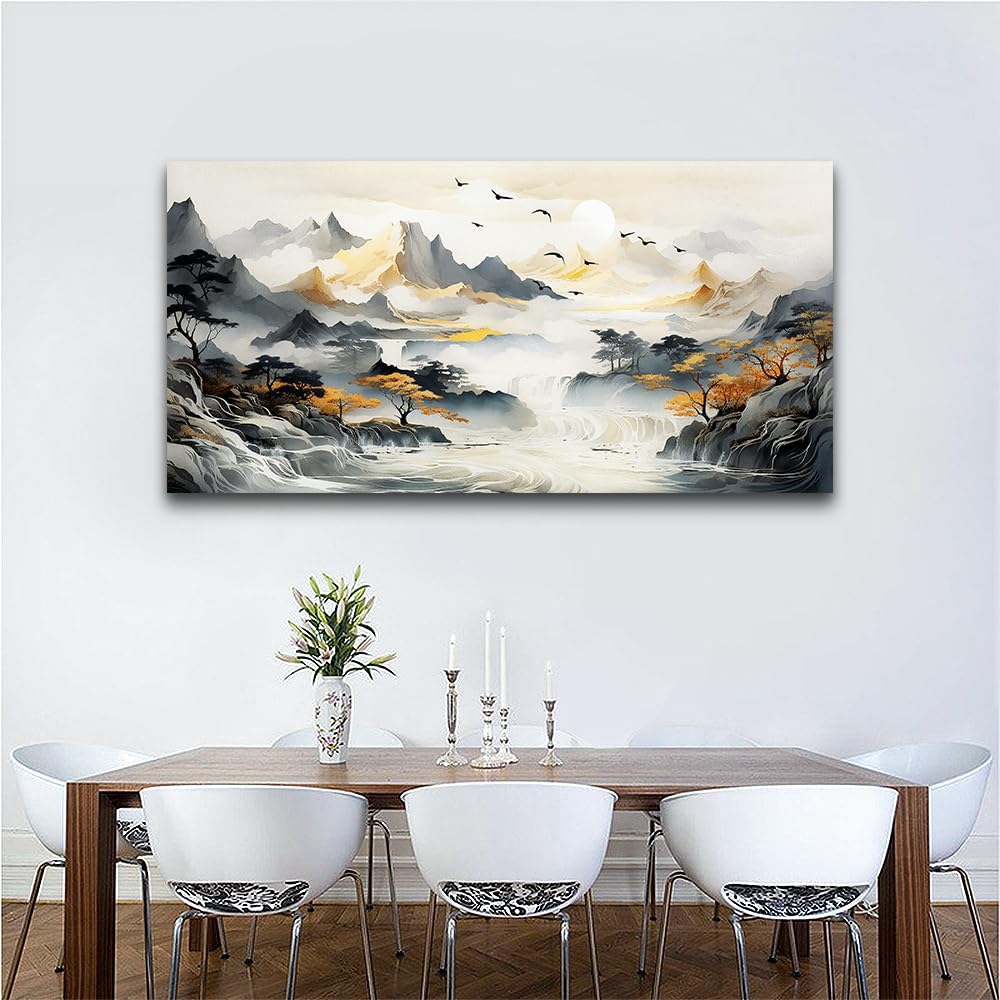 Lapremoly Black & White Tree Canvas Wall Art