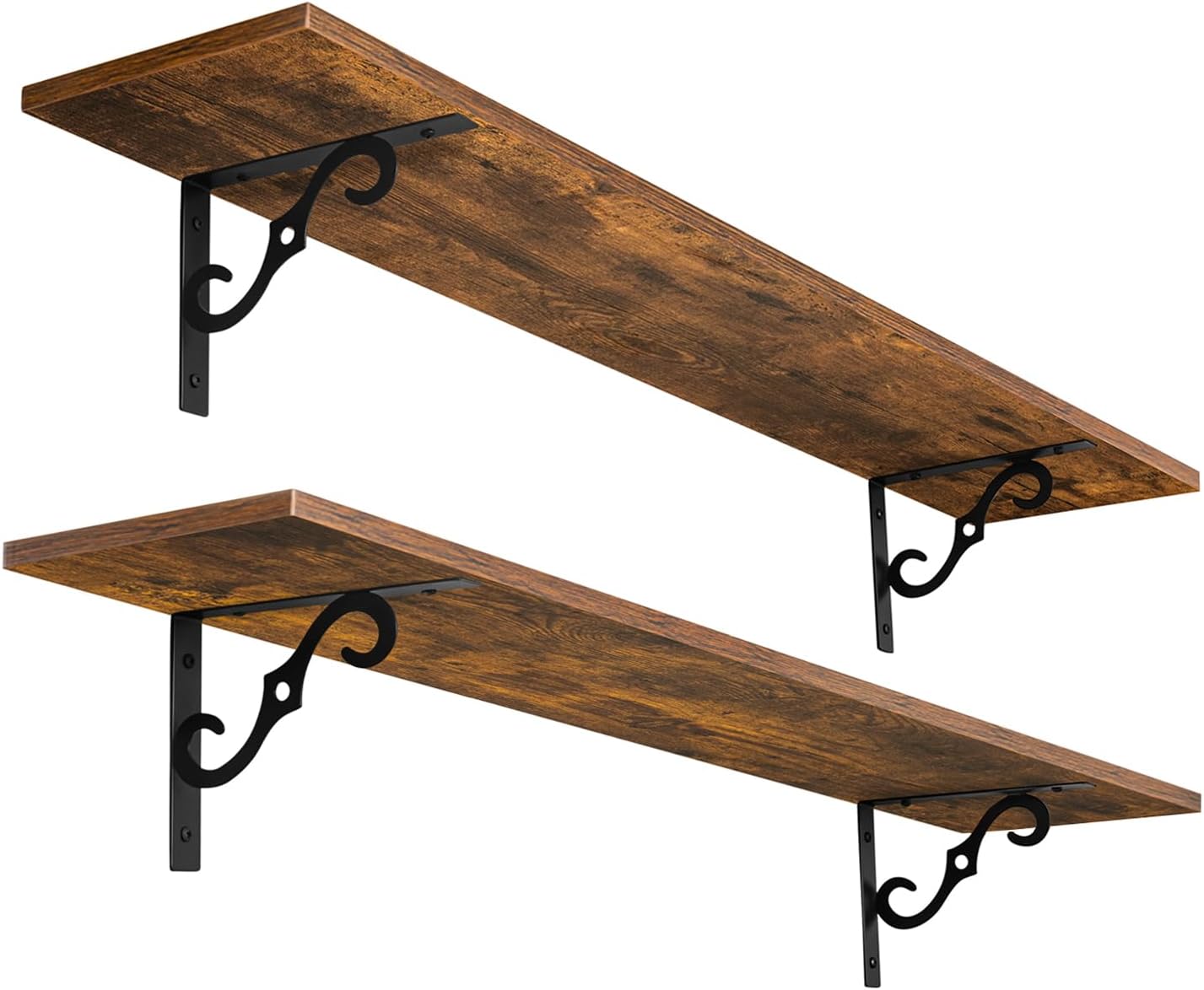 DINZI LVJ 39.4" Floating Wall Shelves, 2-Pack